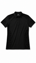 Noir Leopard Polo